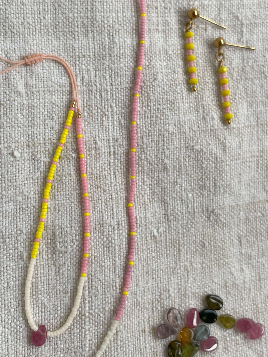 Boucles d'oreille "Glace à la plage"