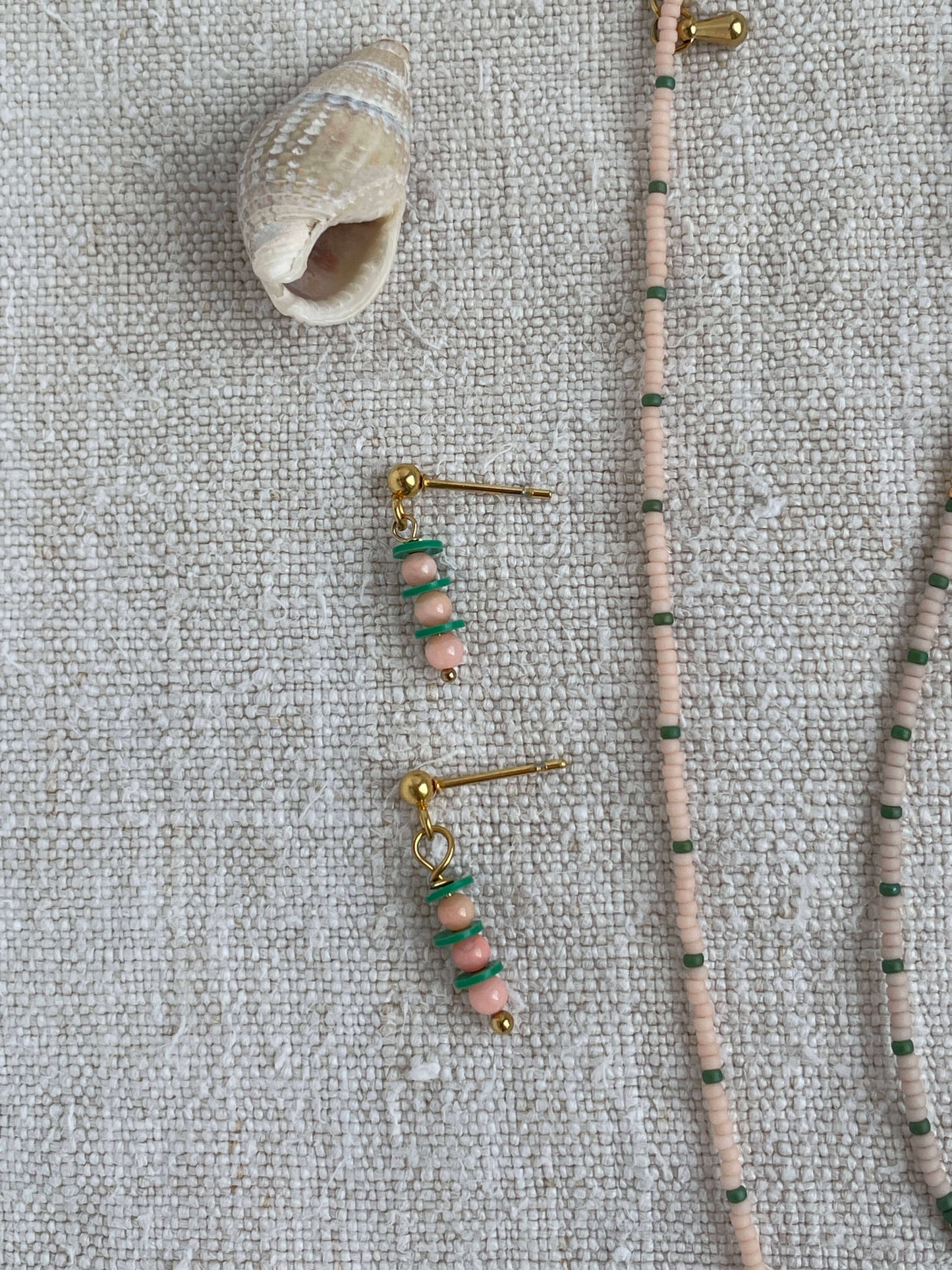 Boucles d'oreille "Lichen"