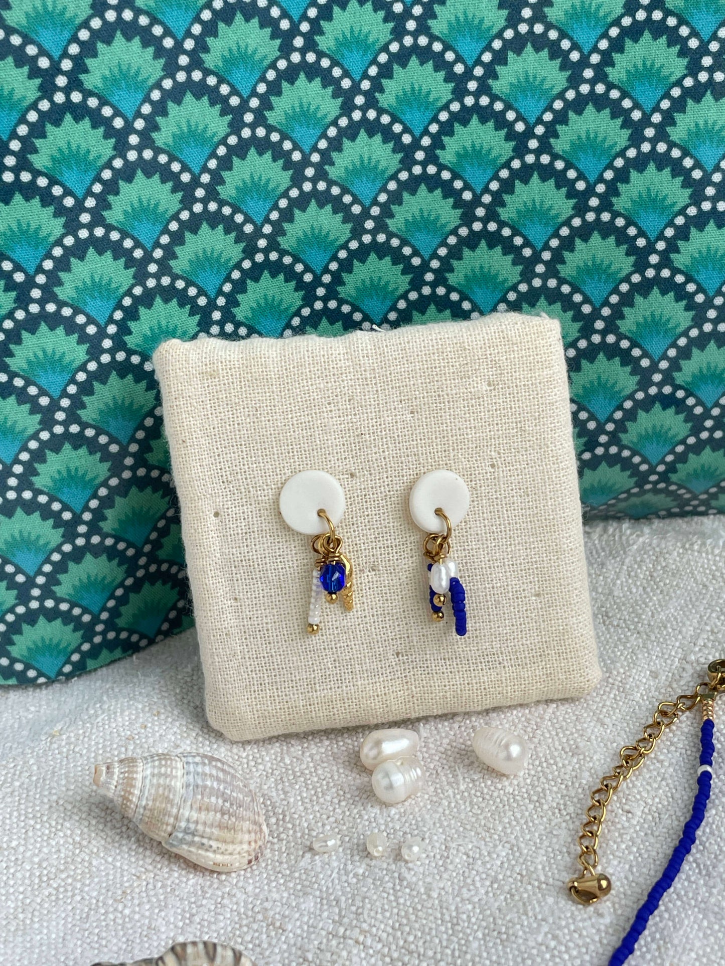 Boucles d'oreille "Vue mer"