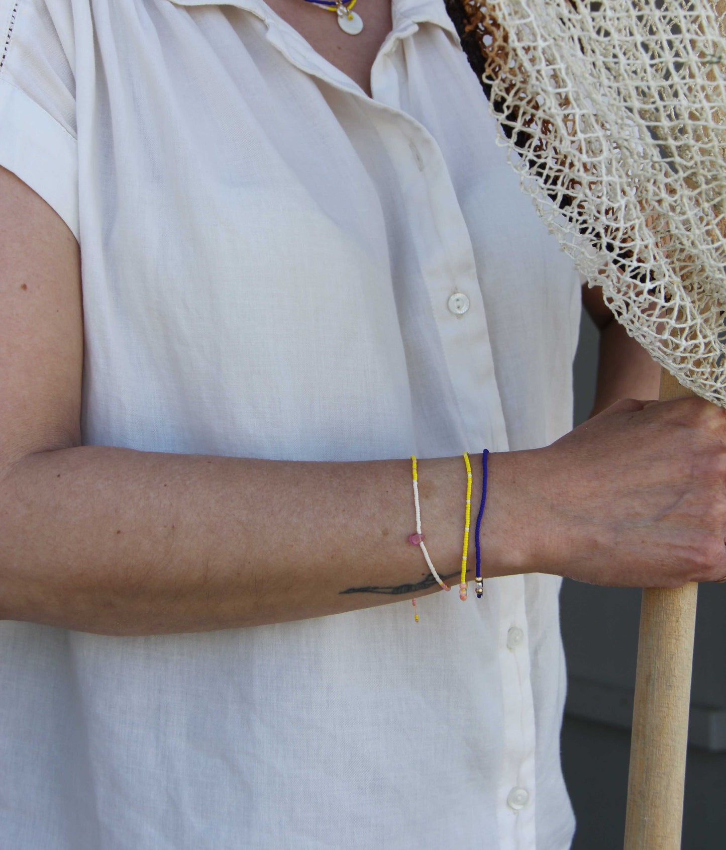 Bracelet "Glace à la plage"