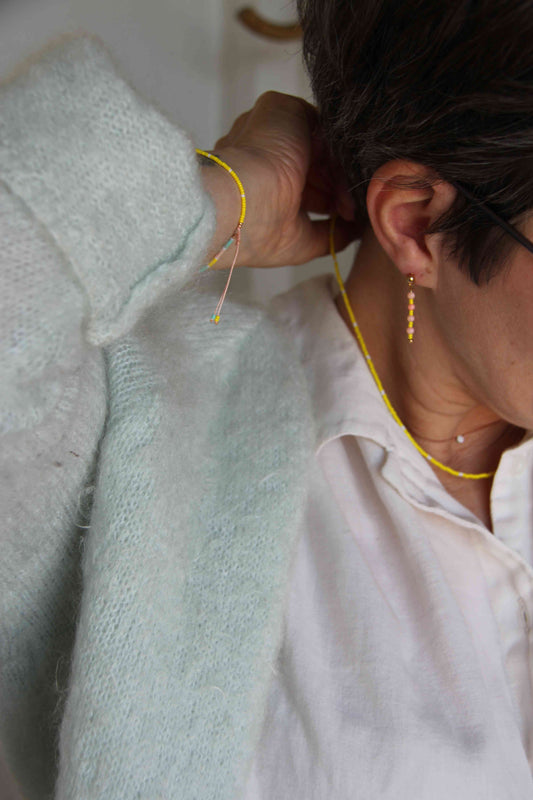 Boucles d'oreille Colza