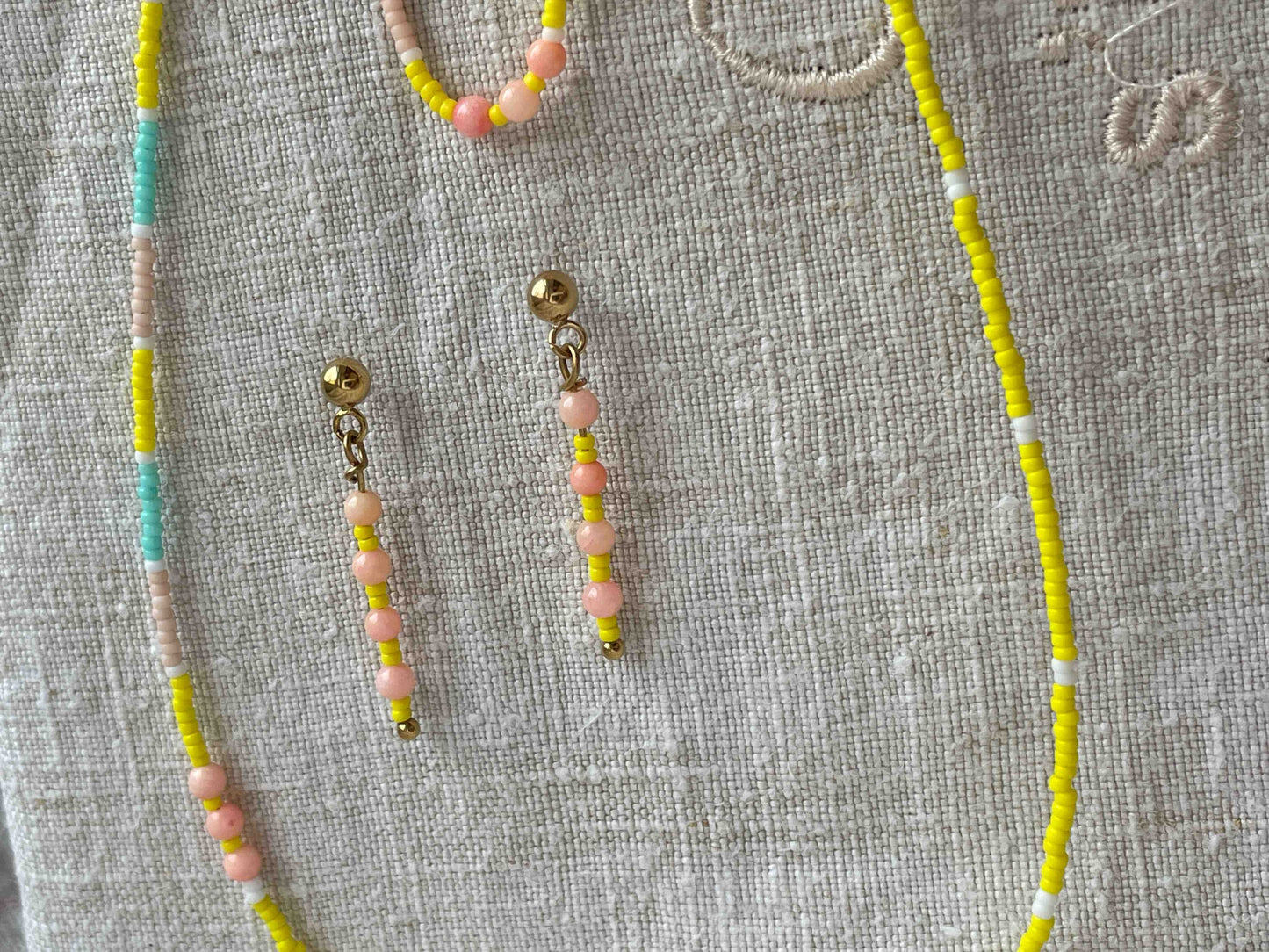 Boucles d'oreille Colza