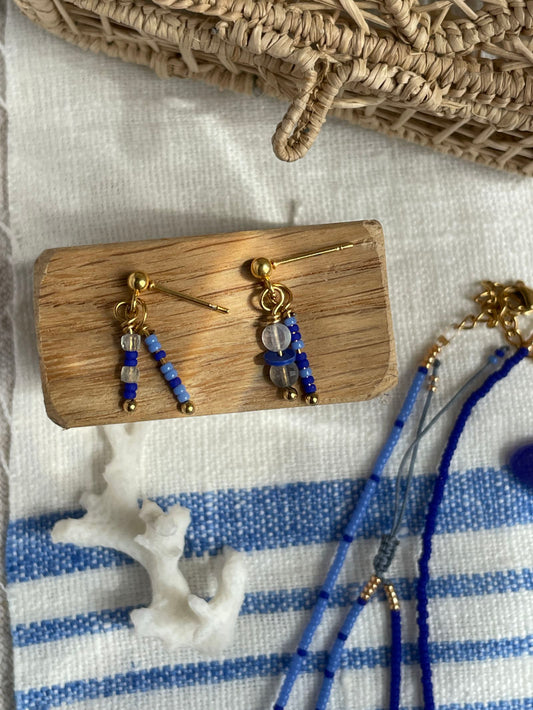 Boucles d'oreille "Embruns"