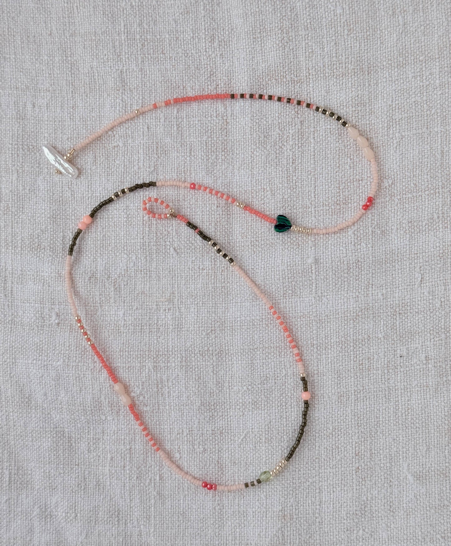 Collier "Granville - La Roseraie" long