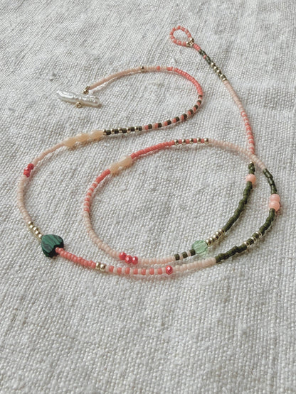 Collier "Granville - La Roseraie" long