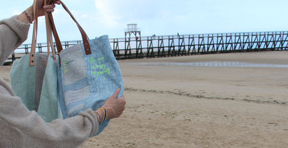 Sac "Liberté" – lin marine & Liberty