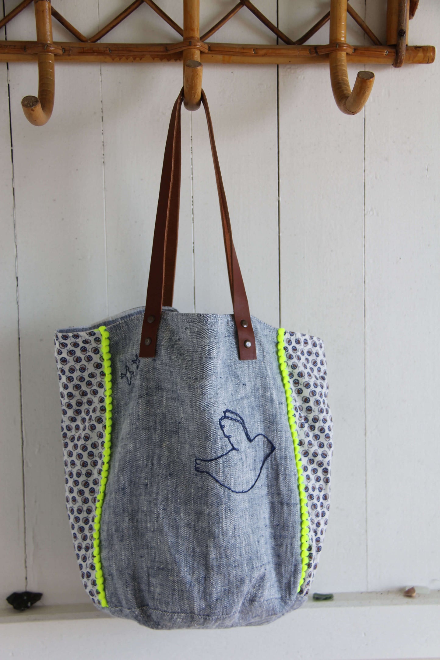 Sac "Liberté" – lin marine & Liberty