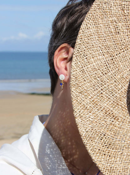 Boucles d'oreille "Vue mer"