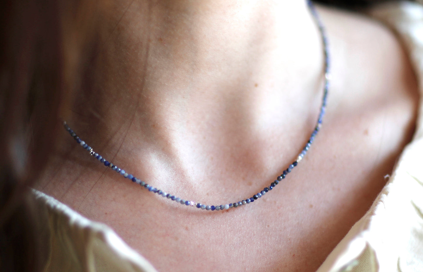 Collier Collection Sérénité en Sodalite